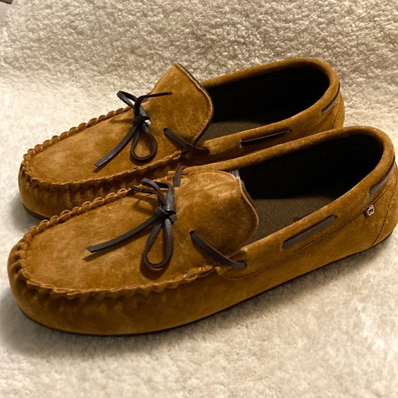 Lamo Men’s Suede  Moccasins  NEW - Picture 1 of 8